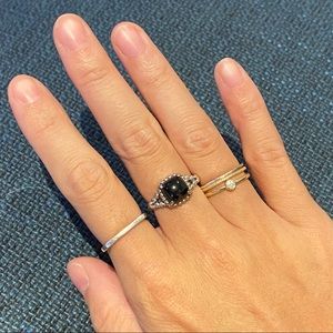 Pandora black vibrant spirit ring